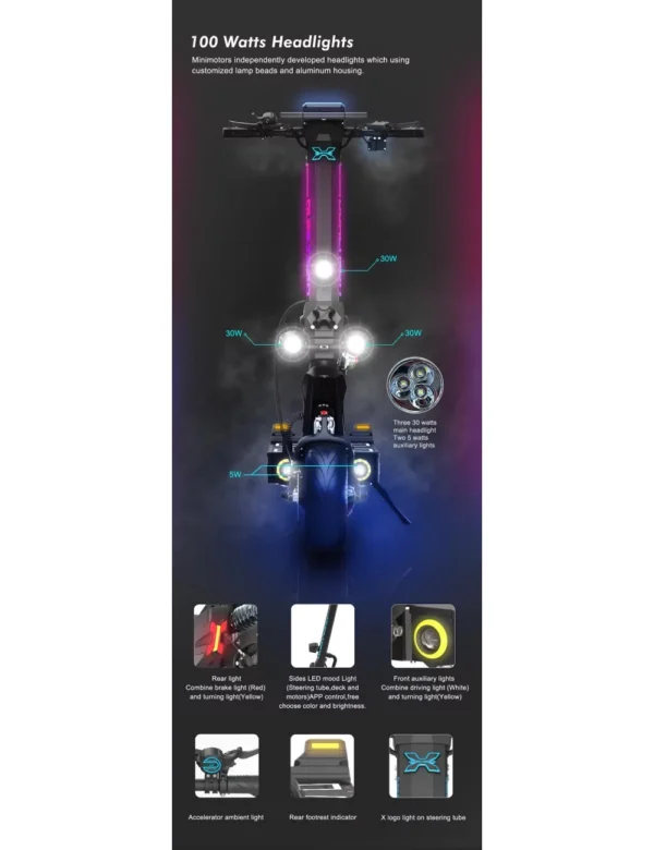 PATINETE ELÉCTRICO DUALTRON X LIMITED 84V 60AH LG MINIMOTORS - Imagen 4