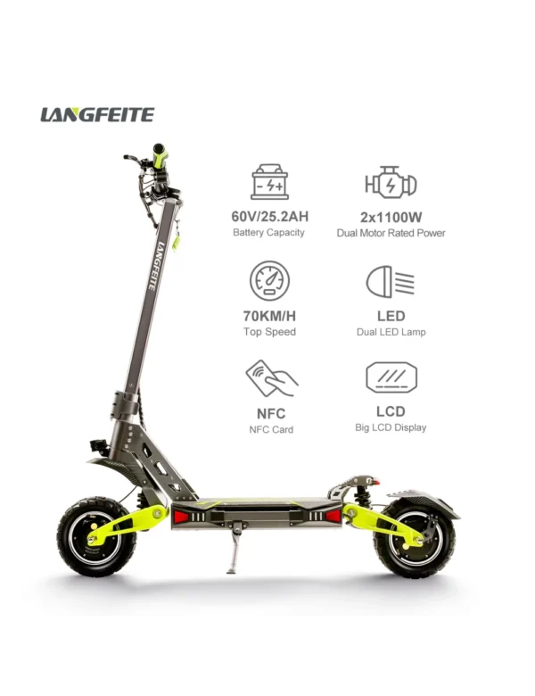 PATINETE ELÉCTRICO LANGFEITE MODELO C5 - Imagen 2