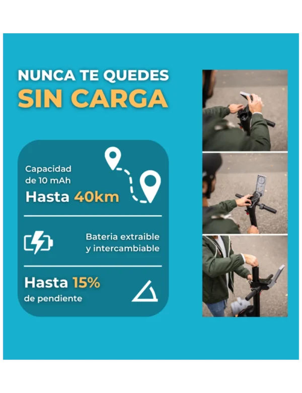 PATINETE ELÉCTRICO TRES RUEDAS LYNX EVISION - Imagen 4