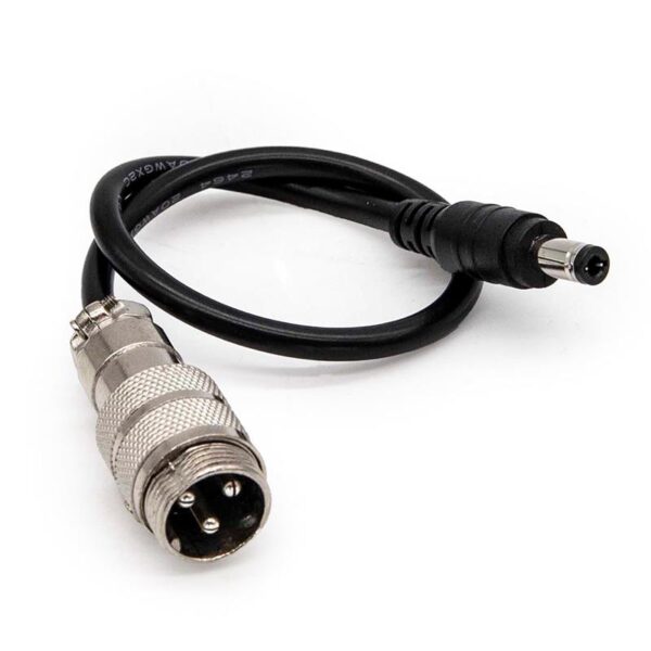 Adaptador aéreo GX16 a DC55x25 - Imagen 2