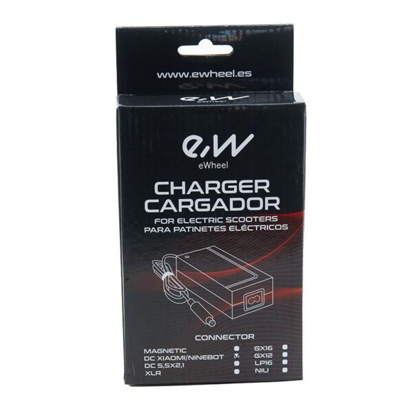 Cargador premium 48v (salida 54,6v) 2A conector Gx16 [Ewheel] - Imagen 6