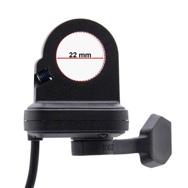 Acelerador con conector sm 1.6M negro - Imagen 2