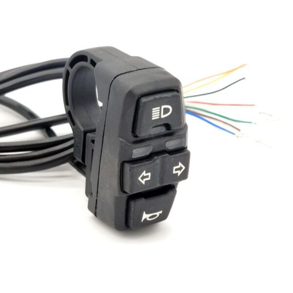 Botonera BSK321 con Intermitentes, luz y claxon con conector SM 1,5M - Imagen 2