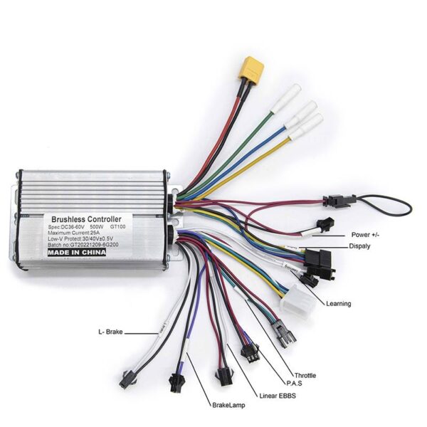 Kit electrónica GT100 36/60V 25A 500W - Imagen 3
