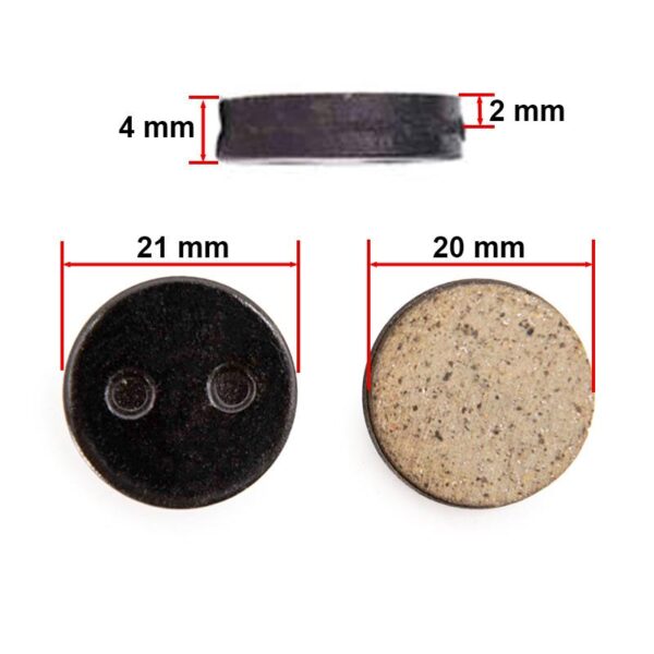 CS001-R pastilla resina 20mm para Xiaomi - 2 juegos - Imagen 4