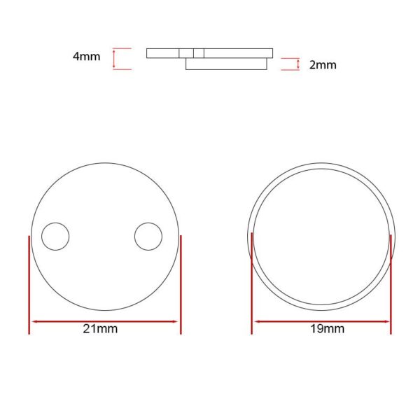 CS001-S pastilla sinterizada 20mm para Xiaomi [Ewheel] - 2 juegos - Imagen 3