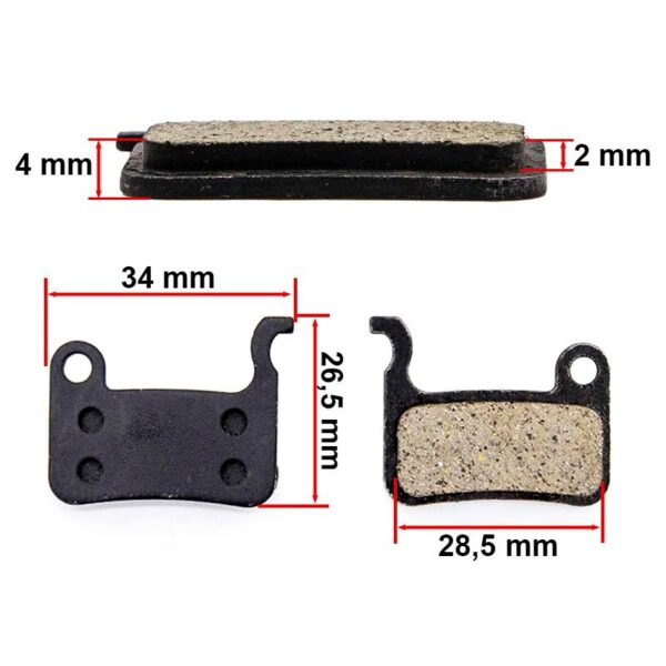RS001-R pastilla resina para pinza xtech [RAMBOMIL] - 2 juegos - Imagen 5