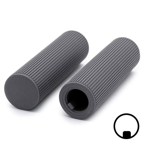 Puños de silicona grises para Xiaomi MI4 - 2 uds - Imagen 2