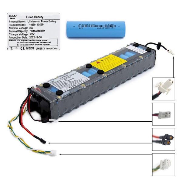 Batería 36v 7.8 A/h para Xiaomi M365/1S/Essential/MI3 [Ewheel]