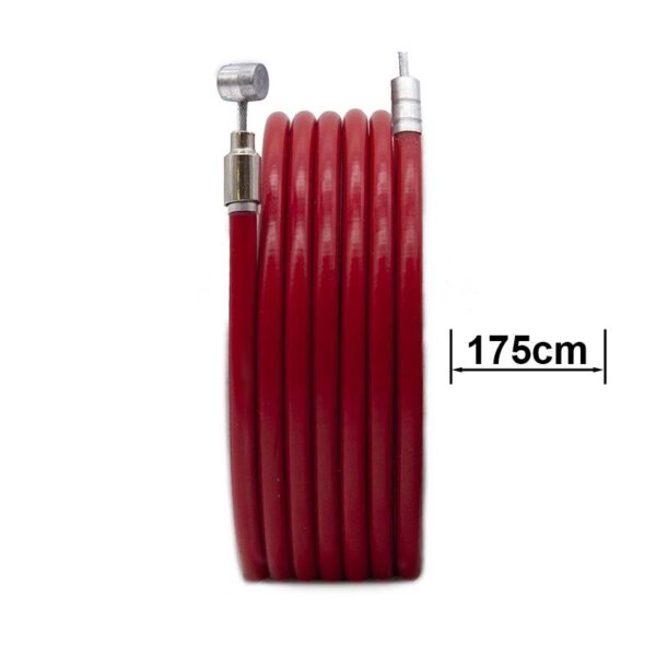 Camisa y cable de freno rojo 1.75m