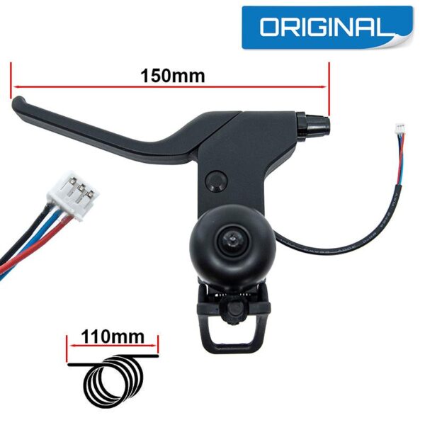 Maneta de freno L con timbre Ninebot E2/E2 Plus [Ninebot] - Conector JST ZH