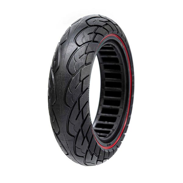 Rueda maciza ultraligera 10x2.5-6.1/B44 línea roja [Nedong]