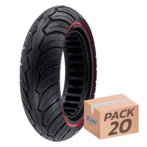 Rueda maciza ultraligera 9.5x2.5 roja para NIU [Ewheel] - 20uds